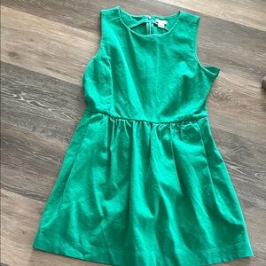 J. Crew Kids Dress in Bright Green